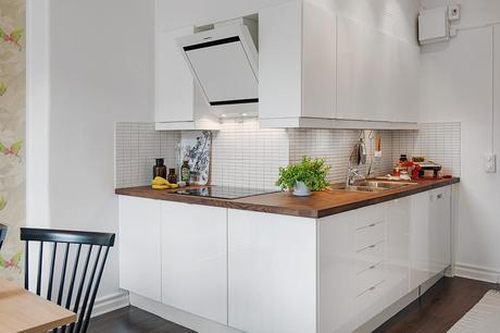 Un pequeño piso con alma nórdica Un pequeño piso con alma nórdica