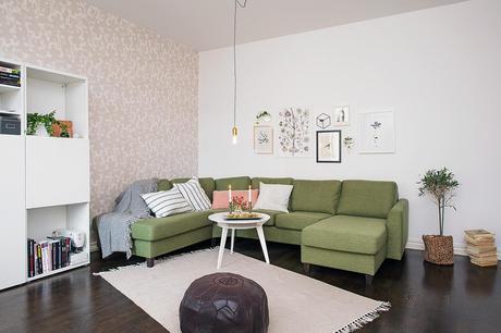 Un pequeño piso con alma nórdica Un pequeño piso con alma nórdica