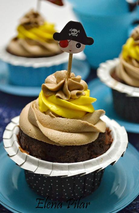 Cupcakes de naranja y Nutella