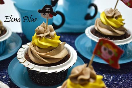 Cupcakes de naranja y Nutella