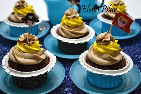 Cupcakes de naranja y Nutella