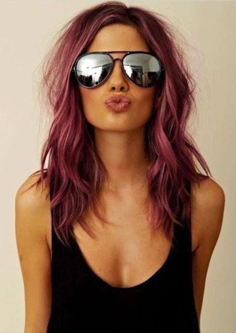 cabello morado