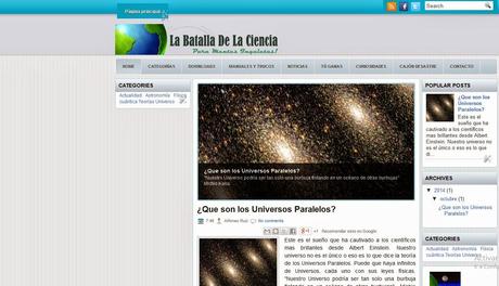 LA BATALLA DE LA CIENCIA 2.0 ACTUALIZACIÓN