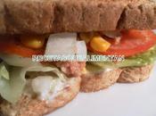 Sandwich vegetal atún