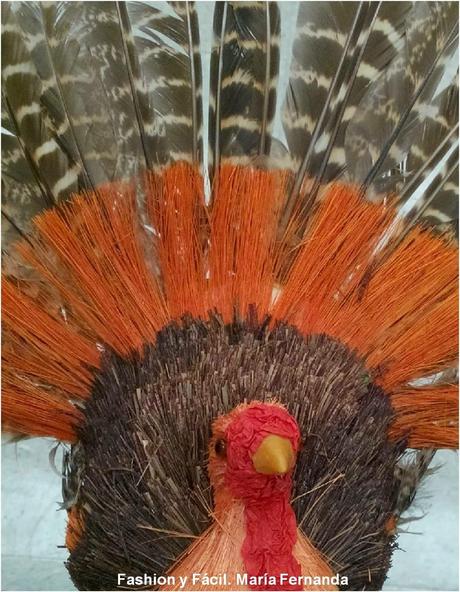 Una entrada de agradecimiento y un pavo para decorar (A post in order to give thanks and a crafted turkey to decorate)