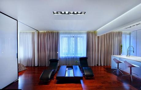 Apartamento de Diseno Minimalista en Moscu  /   Minimal Style Apartment in Moscu