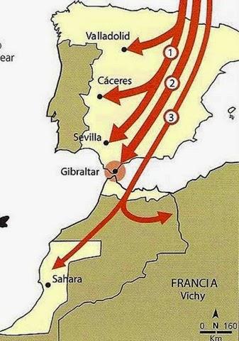 Franco y sus planes; Portugal, Gibraltar y Marruecos.