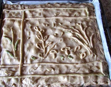 Empanada de solomillo, setas silvestres y ortigas. #wbd2014