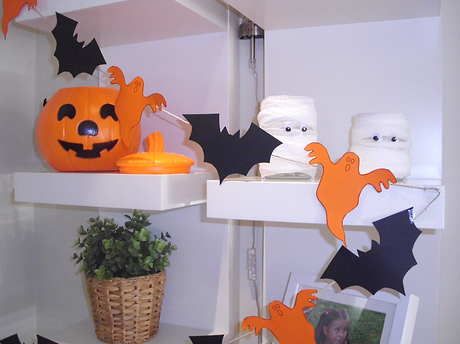 DIY PARA #HALLOWEEN EN DOS MINUTOS: UNA GUIRNALDA DE FANTASMAS Y VAMPIROS