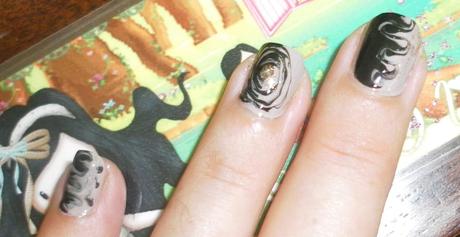 manicura espiral, spiral nails, nails, spiral manicure