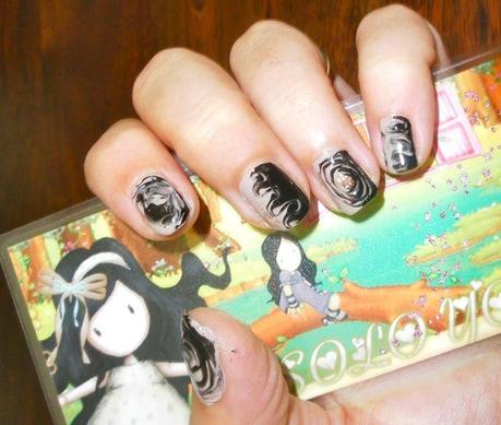 manicura espiral, spiral nails, nails, spiral manicure