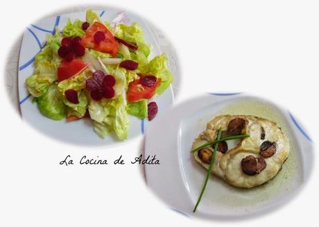 MERLUZA  AL  HORNO  CON  AJOS  FRITOS