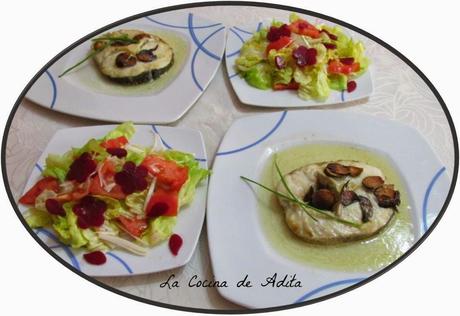 MERLUZA  AL  HORNO  CON  AJOS  FRITOS