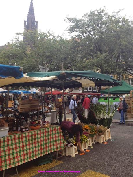 Mercado en Estrasburgo.