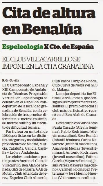 Salimos en el MARCA y en el boletín de REDIAM