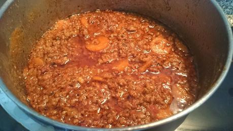 Macarrones con salsa Boloñesa