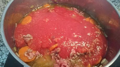 Macarrones con salsa Boloñesa