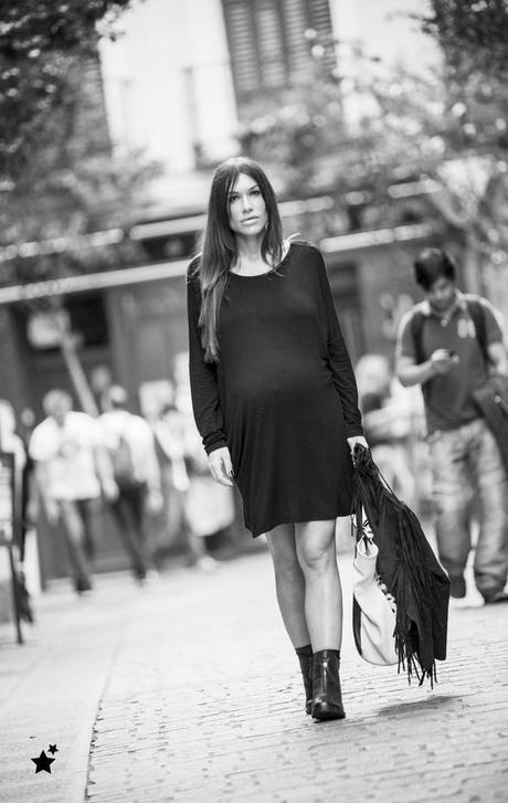 street style barbara crespo black and white B&N outfit personalizing fashion blogger outfit blog de moda