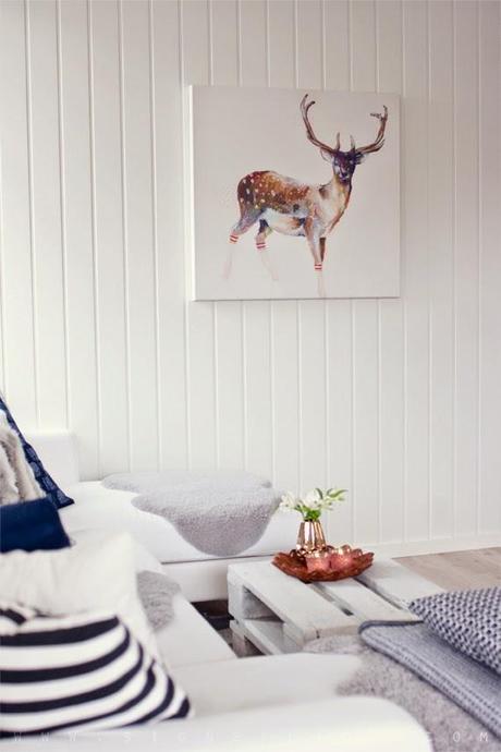 Inspiración: UN SALÓN GRIS Y AZUL