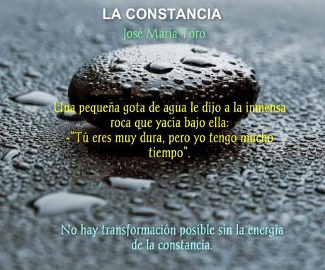 La constancia.