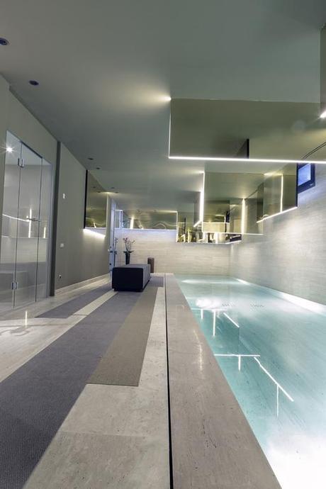 Selección de piscinas interiores en viviendas A-cero