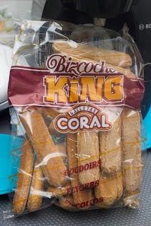 Postre de papaya, galleta y mascarpone y premio Dardos