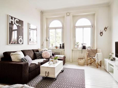 Un apartamento romántico y femenino