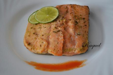 Salmón a la Lima