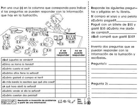 Resolución e invención de problemas a partir de una información 4to Grado RESOLUCION E IVENCION DE PROBLEMAS A PARTIR DE UNA INFORMACION