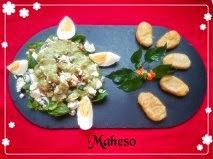 ENSALADA DE ESPINACAS CON NAGGETS DE POLLO SIN GLUTEN