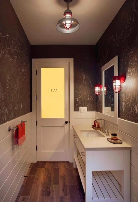 Sanitarios Estilo Rustico  /   Rustic Style Bathrooms