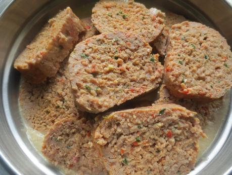 Rollos de carne en salsa de champiñones olla GM