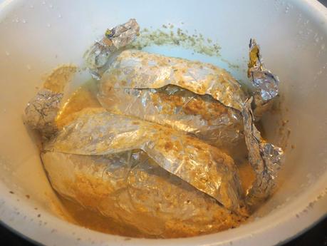 Rollos de carne en salsa de champiñones olla GM