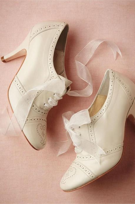 Zapato vintage para novia