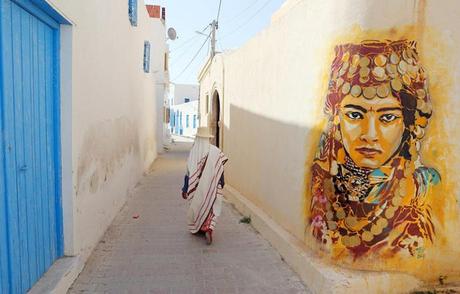 Mural en Djerbahood de BTOY