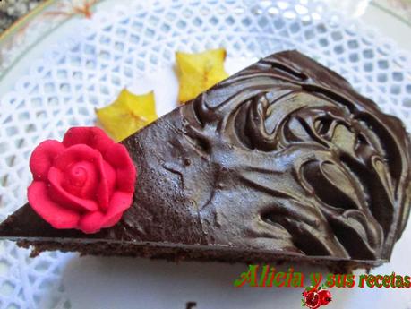 TARTA FUDGE DE CHOCOLATE