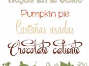 Tipografías otoñales