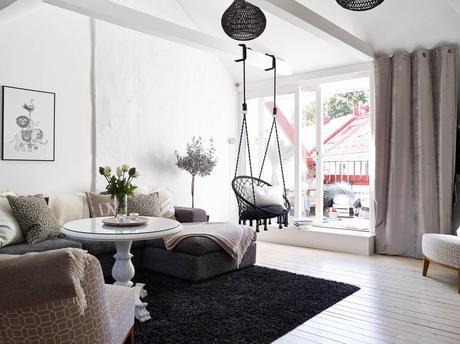 El atico perfecto. Un espacio perfecto para una decoracion femenina y acogedora