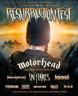 Resurrection Fest 2015: Motörhead, In Flames, Behemoth, Heaven Shall Burn, Dog Eat Dog...