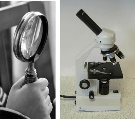 Lupa (izq) y microscopio óptico (derecha) / tuchodi  y Manuel M. V.  - Flickr