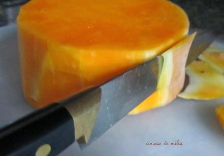 Ensalada templada de calabaza y castañas