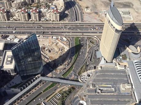 Burj Khalifa. Dubai. At the top.