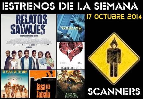 Estrenos de la Semana 17 de Octubre de 2014 por el Podcast Scanners