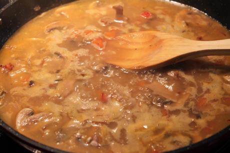 arroz de verduras paso final