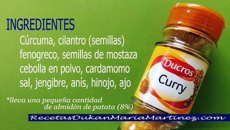 Pollo al Curry Dukan, para Ataque o Crucero (superfácil)