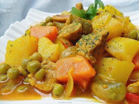 Guiso o estafado de ternera