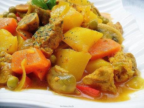 Guiso o estafado de ternera