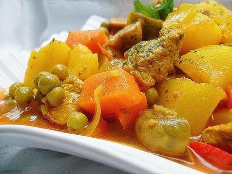 Guiso o estafado de ternera