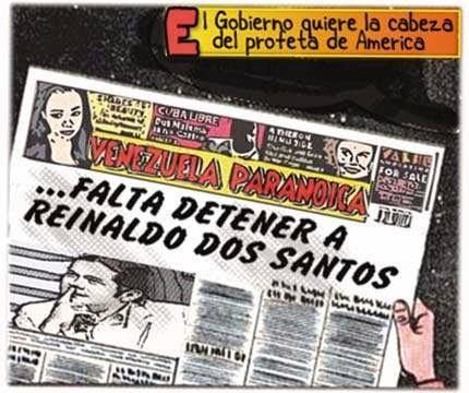 Front page cómic - Reinaldo Dos Santos Venezuela