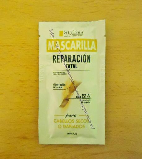 Mascarilla Reparación Stylius, Deliplus. Muestra